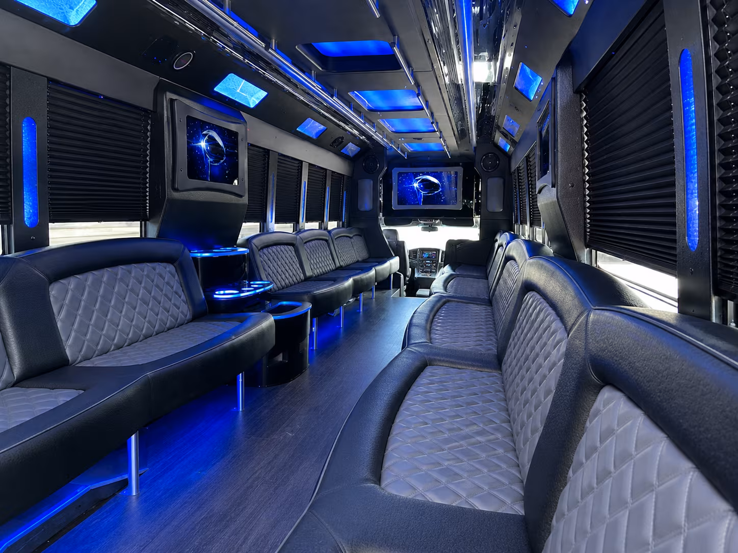 Los Angeles Bachelor & Bachelorette Transportation party bus exterior