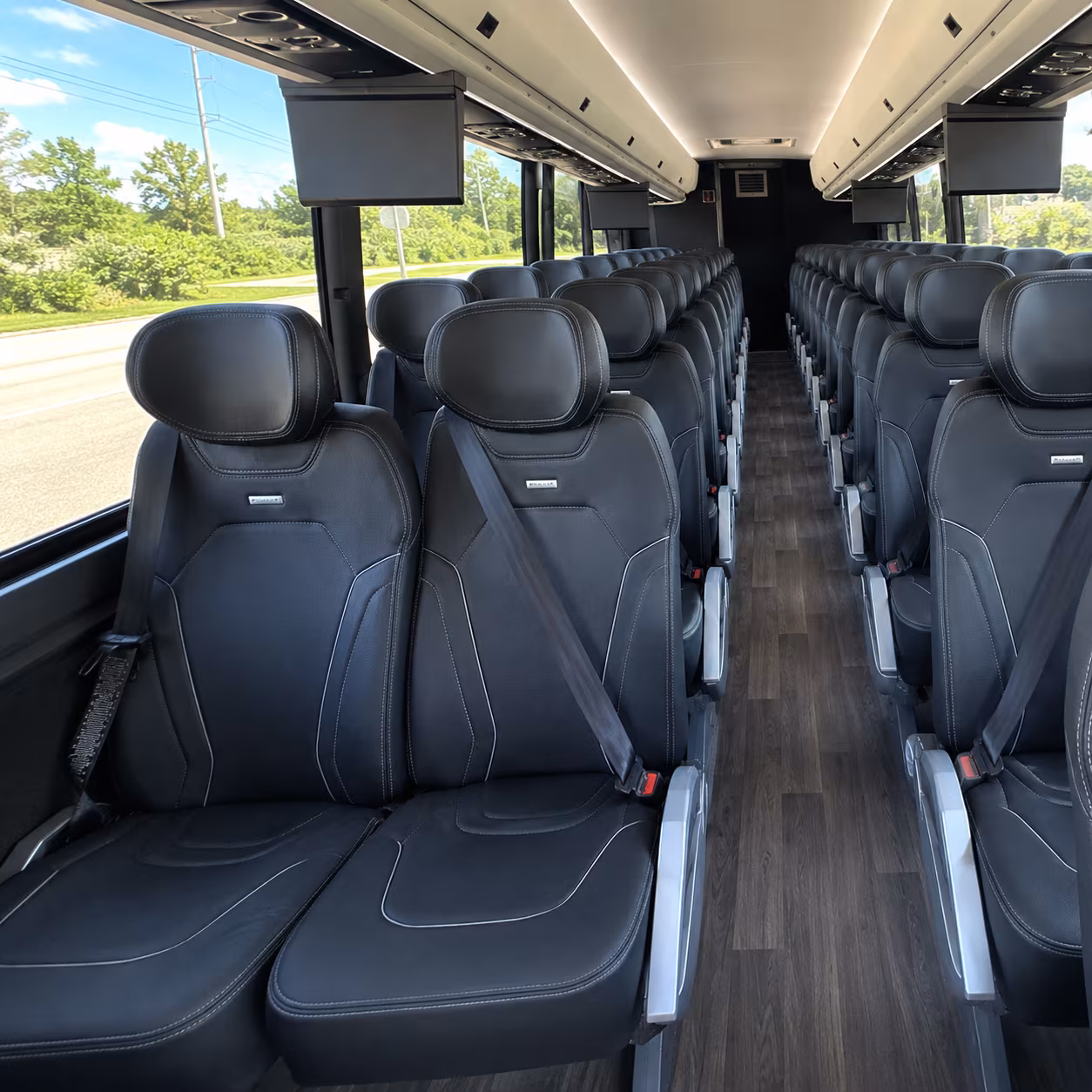 Los Angeles Corporate Transportation party bus exterior