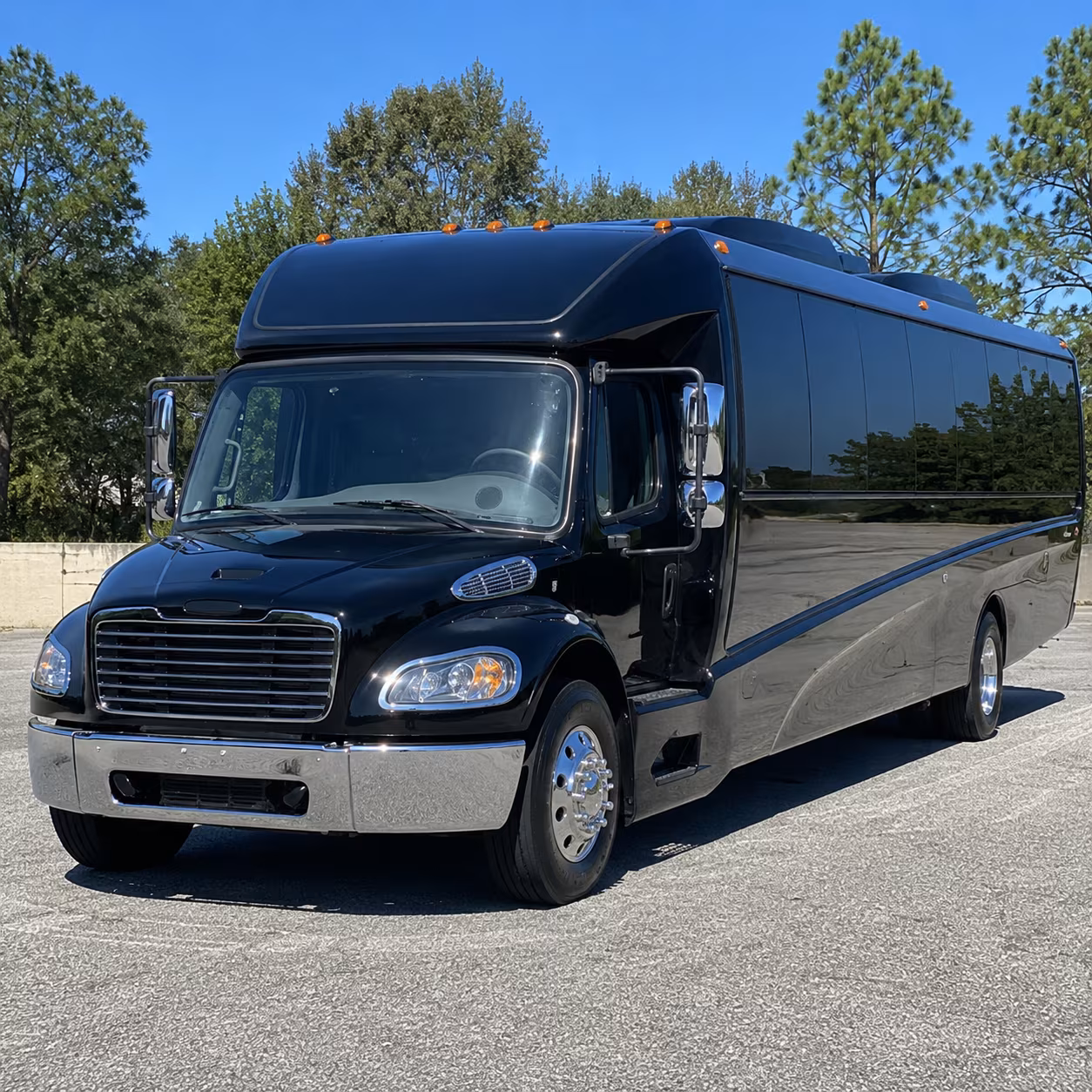 Los Angeles Corporate Transportation party bus exterior