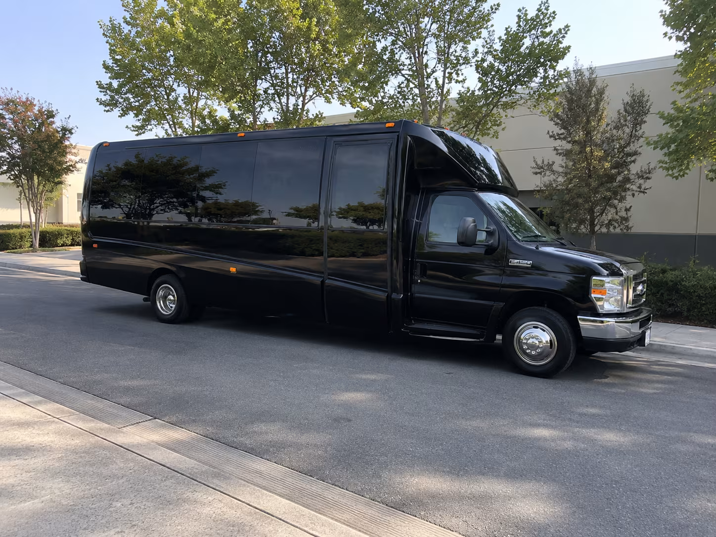Los Angeles Private Event Transportation party bus exterior