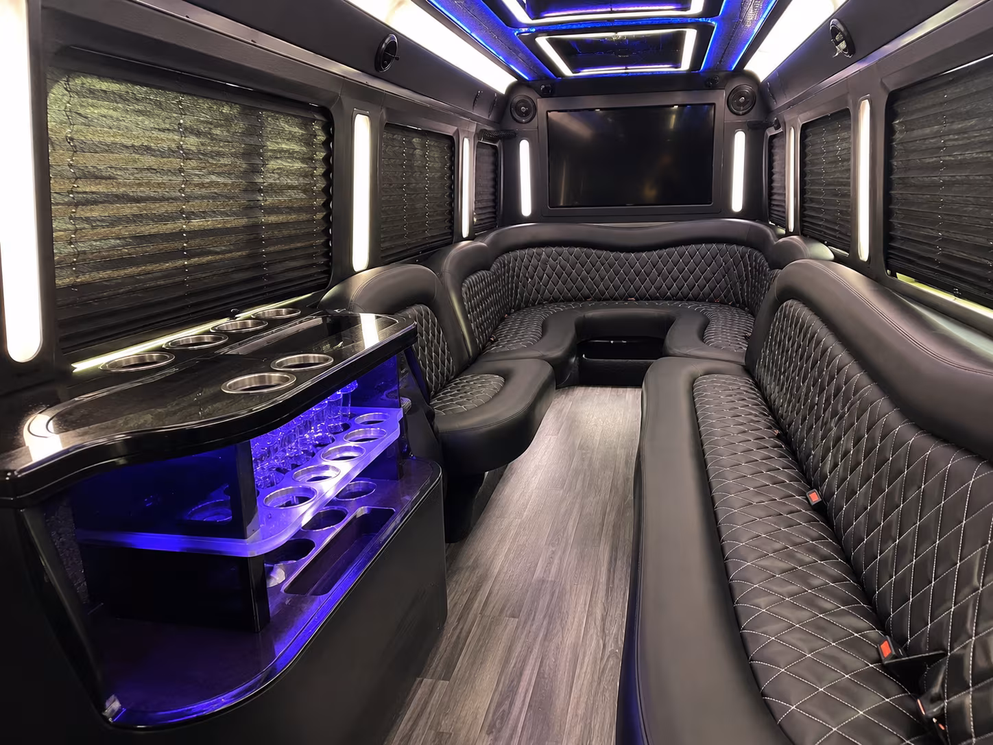 Los Angeles Private Event Transportation onboard seating