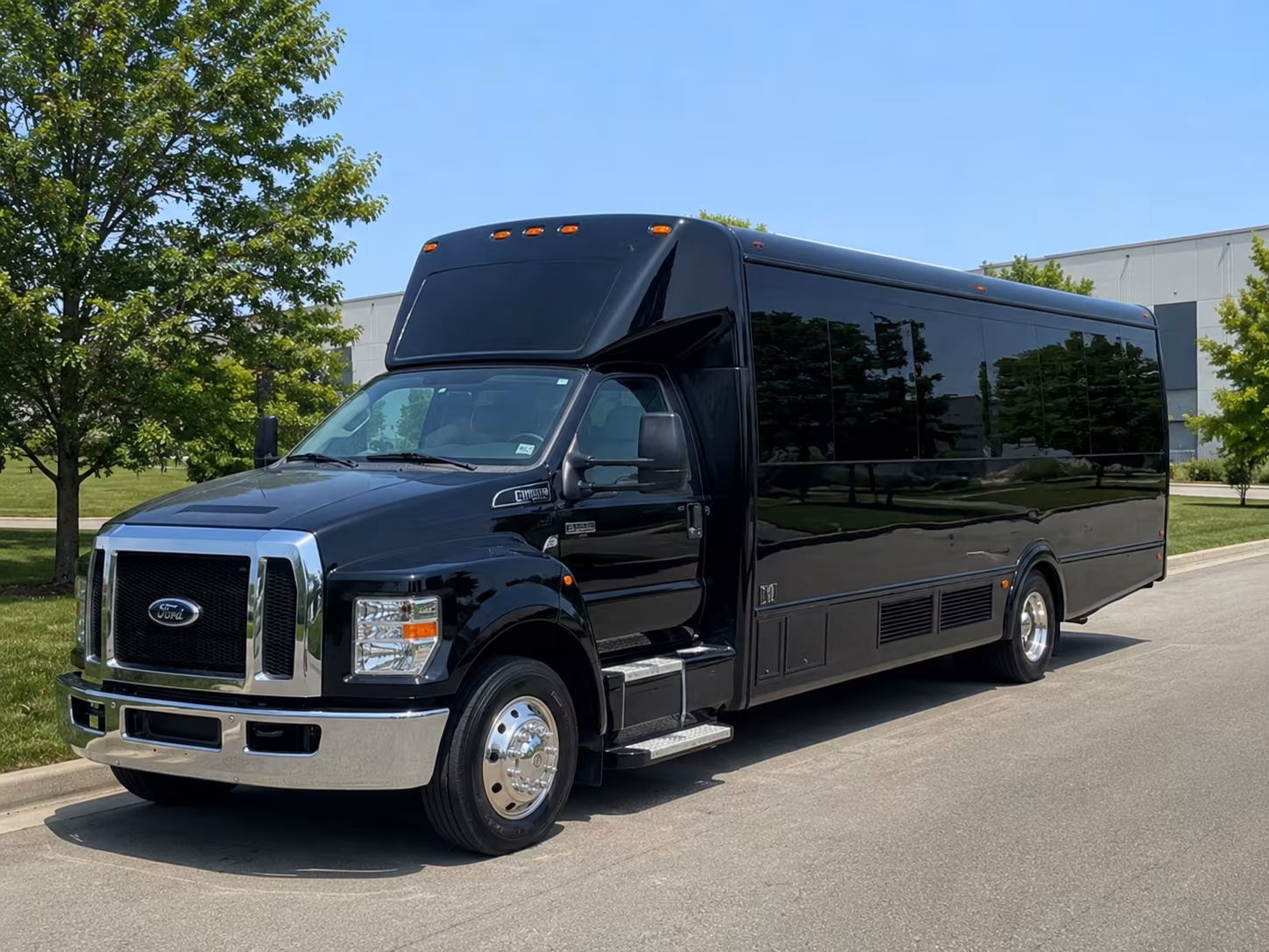 Los Angeles Sporting Event Transportation party bus exterior