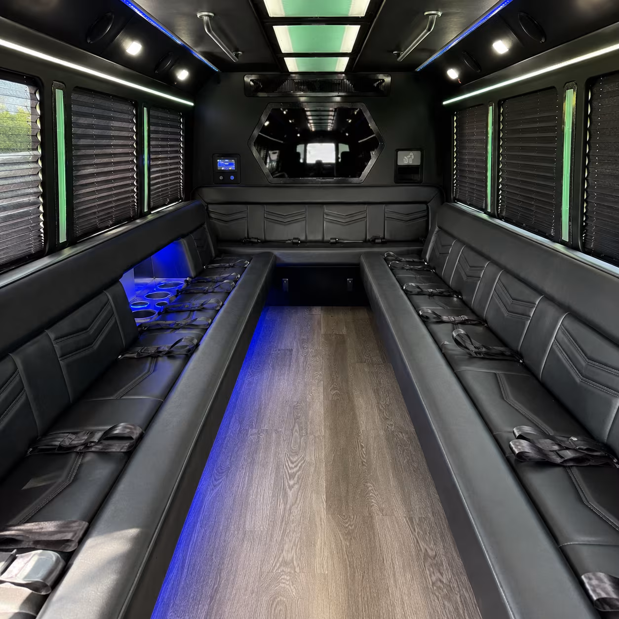Los Angeles Winery Tour & Pub Crawl Transportation party bus exterior