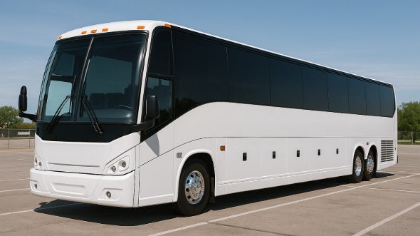 Exterior of Charter Bus Company Pasadena's 40 Passenger Party Bus in Pasadena