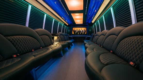 los angeles 28 passenger party bus rental
